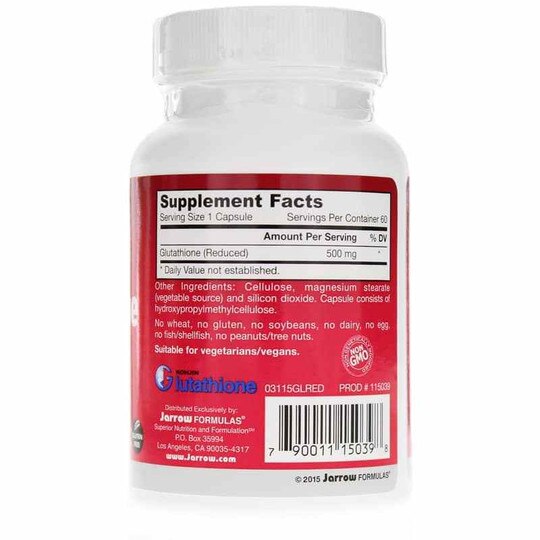 Glutathione Reduced 500 Mg, JRF